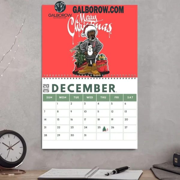 Snoop Dogg Happy New Year 2025 Wall Hanging And Desk Calendar