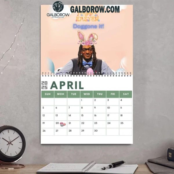 Snoop Dogg Happy New Year 2025 Wall Hanging And Desk Calendar