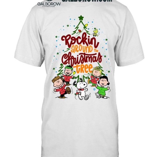 Snoopy Merry Christmas 2024 Rocking Around The Christmas Tree T-Shirt