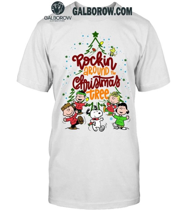 Snoopy Merry Christmas 2024 Rocking Around The Christmas Tree T-Shirt