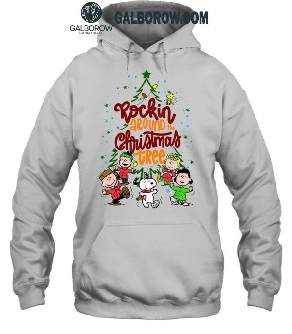 Snoopy Merry Christmas 2024 Rocking Around The Christmas Tree T-Shirt