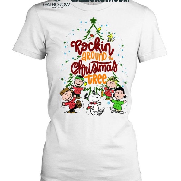 Snoopy Merry Christmas 2024 Rocking Around The Christmas Tree T Shirt