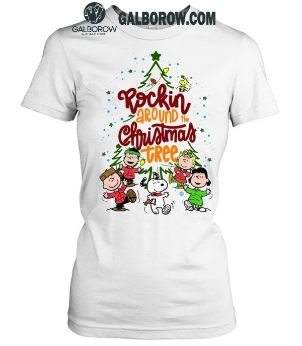 Snoopy Merry Christmas 2024 Rocking Around The Christmas Tree T-Shirt