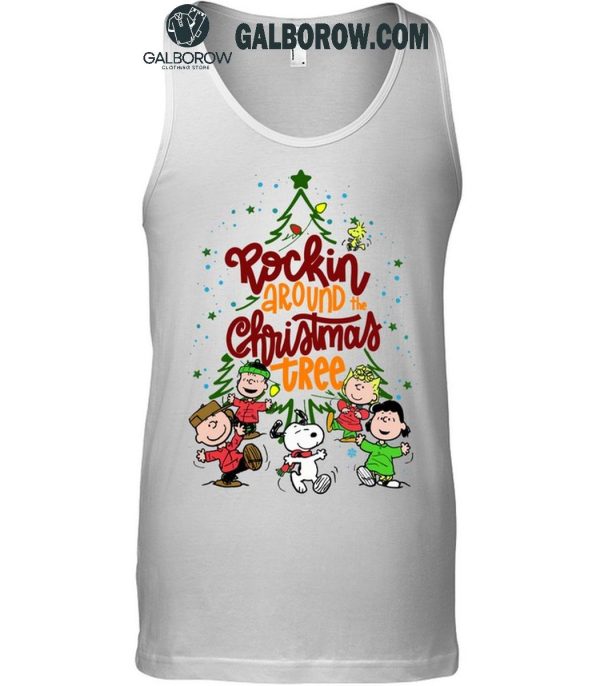 Snoopy Merry Christmas 2024 Rocking Around The Christmas Tree T-Shirt