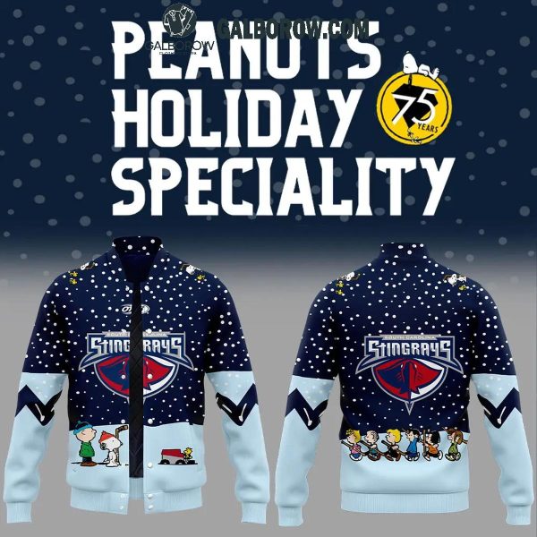 South Carolina Stingrays Snoopy Peanuts Night 2024 Baseball Jacket