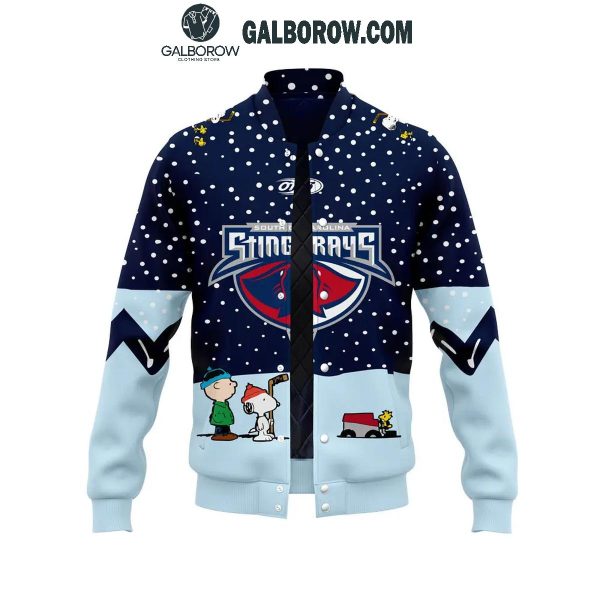 South Carolina Stingrays Snoopy Peanuts Night 2024 Baseball Jacket