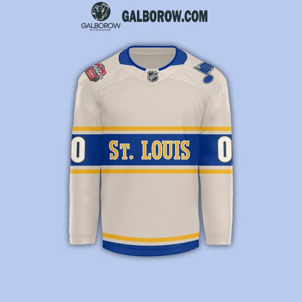 St. Louis Blues Classic Design Throwback 2024 Personalized Hockey Jersey