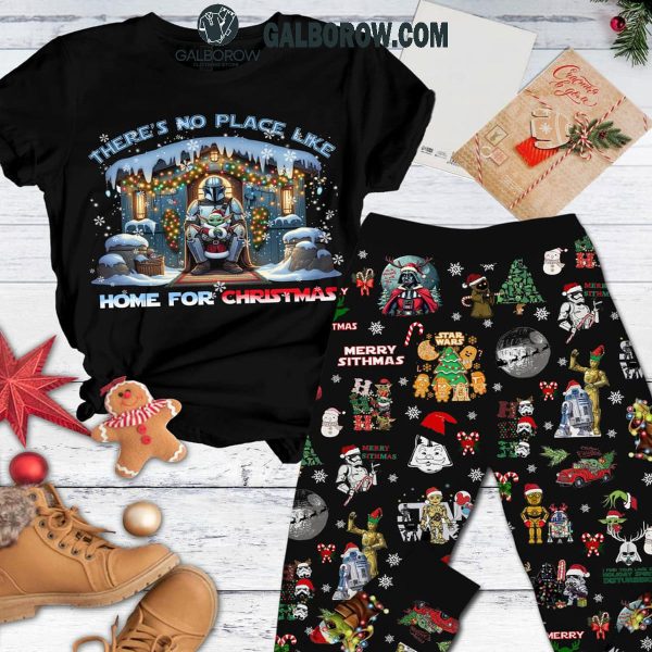 Star Wars There Is No Place Like Home For Christmas Fleece Pajamas Set