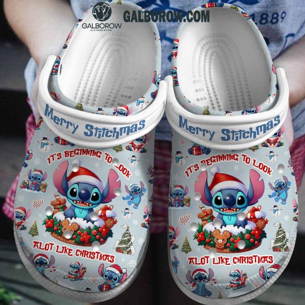 Stitch It’s Beginning To Look A Lot Like Christmas Stitchmas Crocs Clogs