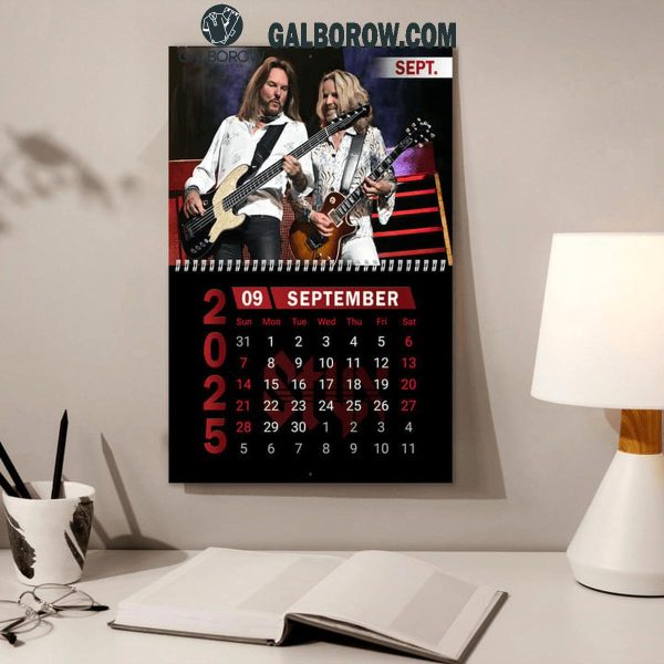 Styx Rock Band 2025 Wall Hanging Calendar