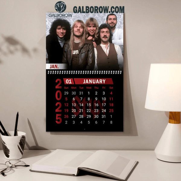 Styx Rock Band 2025 Wall Hanging Calendar