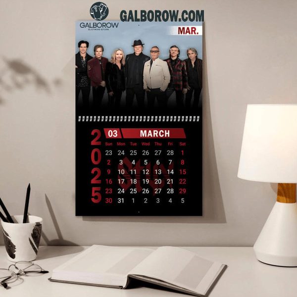 Styx Rock Band 2025 Wall Hanging Calendar