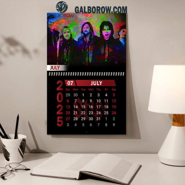 Styx Rock Band 2025 Wall Hanging Calendar