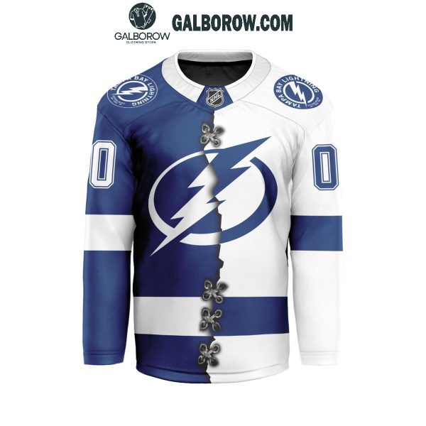 Tampa Bay Lightning 2024 Home Mix Away Personalized Hockey Jersey