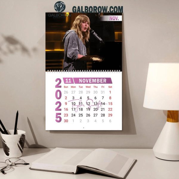 Taylor Swift Happy New Year 2025 Wall Hanging Calendar