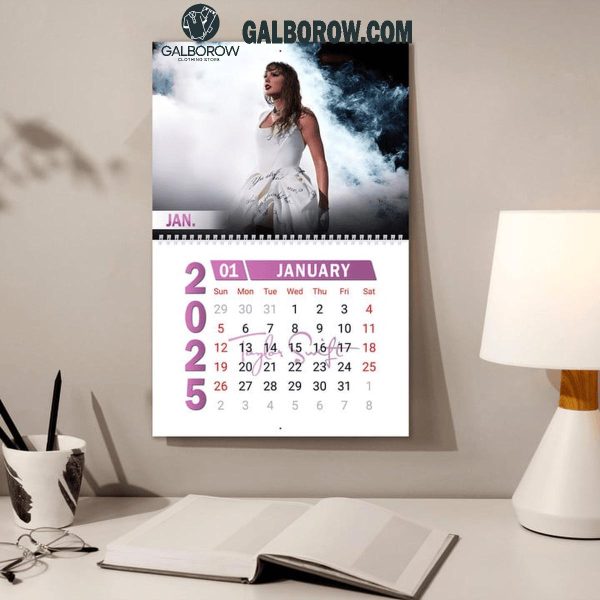 Taylor Swift Happy New Year 2025 Wall Hanging Calendar