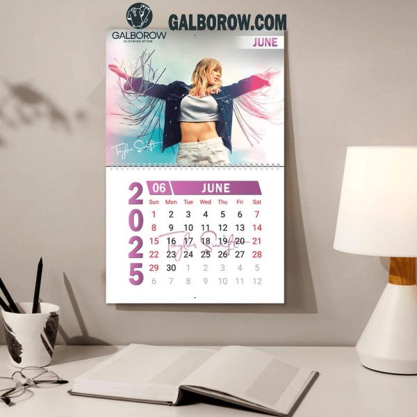 Taylor Swift Happy New Year 2025 Wall Hanging Calendar