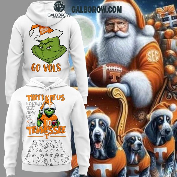 Tennessee Volunteers Football Merry Christmas Grinch Go Vols 2024 Hoodie T-Shirt