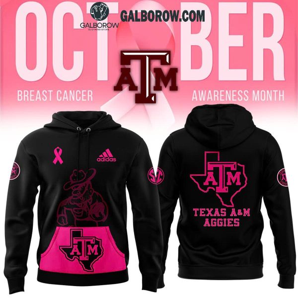 Texas A&M Aggies Football Breast Cancer Awareness Month 2024 Hoodie T-Shirt