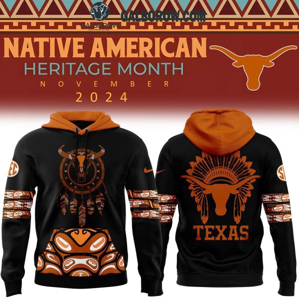 Texas Longhorns 2024 Celebrating Native American Heritage Month Hoodie T-Shirt