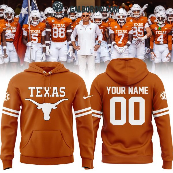 Texas Longhorns We Are One Football Team Personalized Hoodie T-Shirt