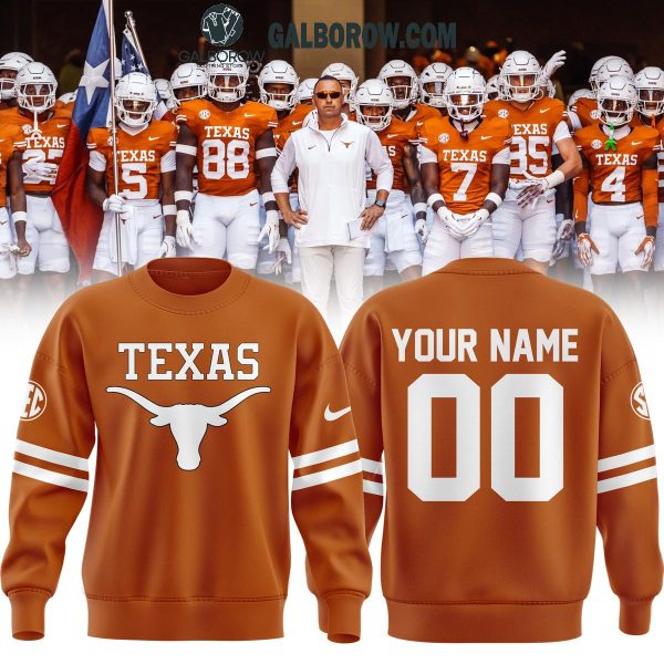 Texas Longhorns We Are One Football Team Personalized Hoodie T-Shirt