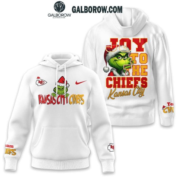 The Grinch Joy To The Kansas Chiefs City Football Team Christmas Hoodie T-Shirt