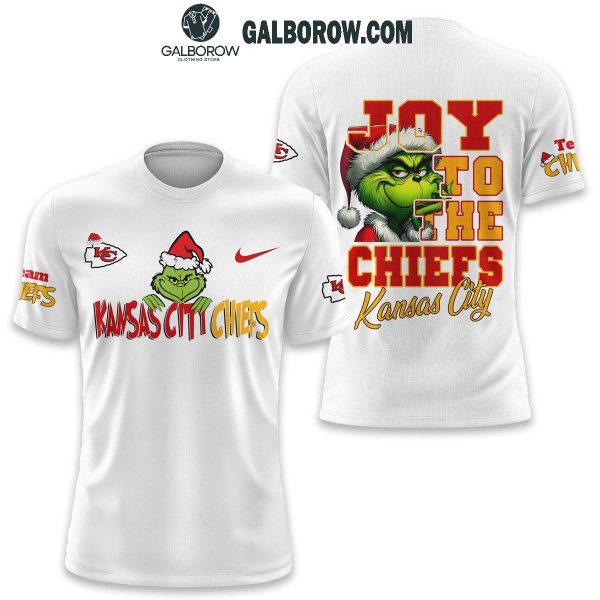 The Grinch Joy To The Kansas Chiefs City Football Team Christmas Hoodie T-Shirt