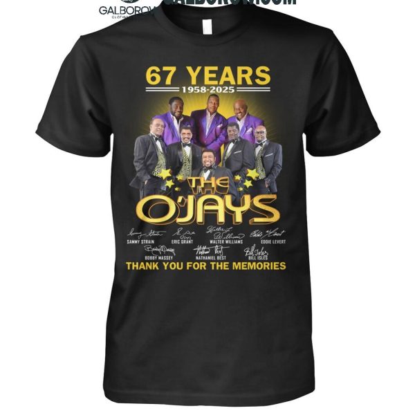 The O’Jays 67 Years 1958-2025 Thank You For The Memories T-Shirt