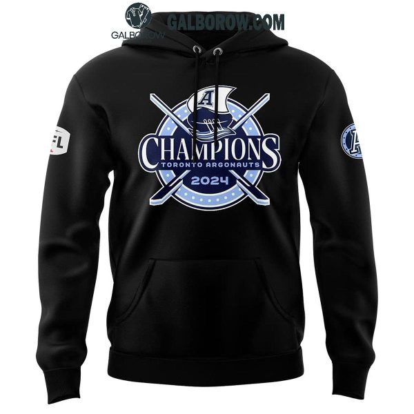 Toronto Argonauts 2024 Grey Cup Champions Black Edition Hoodie T-Shirt