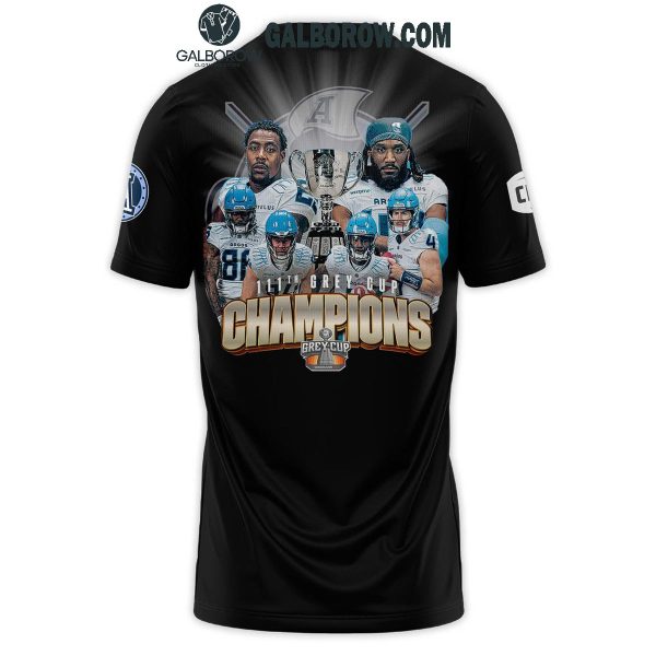 Toronto Argonauts 2024 Grey Cup Champions Black Edition Hoodie T-Shirt