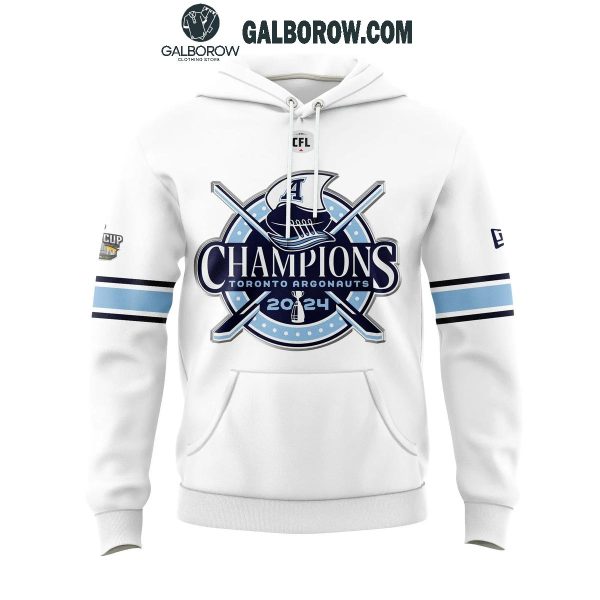 Toronto Argonauts 2024 Grey Cup Champions Hoodie T-Shirt White Design