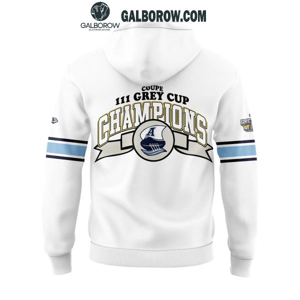 Toronto Argonauts 2024 Grey Cup Champions Hoodie T-Shirt White Design