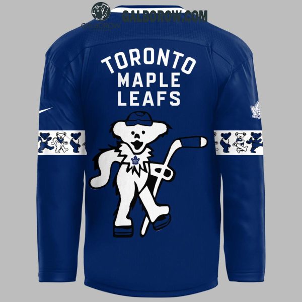 Toronto Maple Leafs Grateful Dead 2024 Memories Hockey Jersey Navy Style