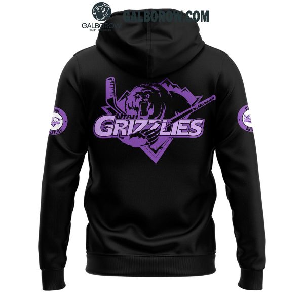 Utah Grizzlies Hockey Fight Cancer One Team 2024 Hoodie T-Shirt