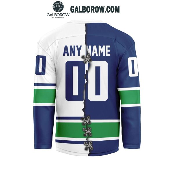 Vancouver Canucks 2024 Home Mix Away Personalized Hockey Jersey