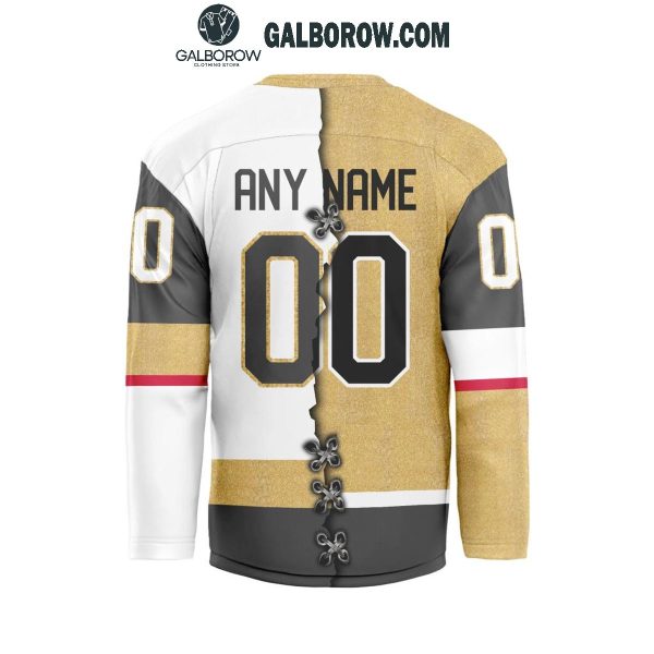 Vegas Golden Knights 2024 Home Mix Away Personalized Hockey Jersey