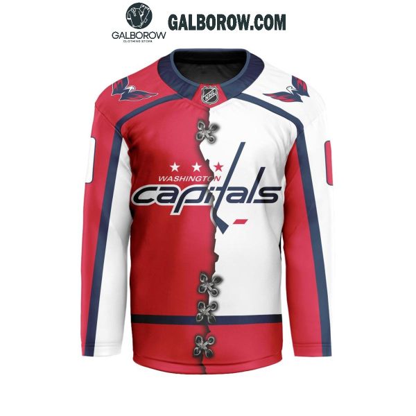 Washington Capitals 2024 Home Mix Away Personalized Hockey Jersey