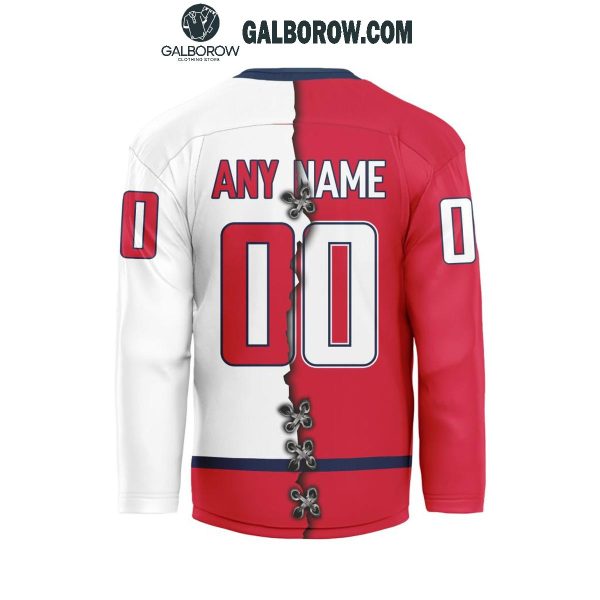 Washington Capitals 2024 Home Mix Away Personalized Hockey Jersey