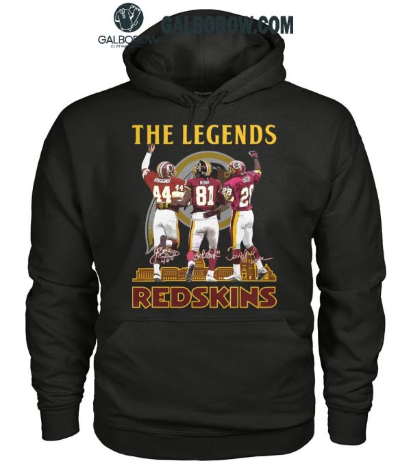 Washington Redskins Football The Legends Of Team History T-Shirt