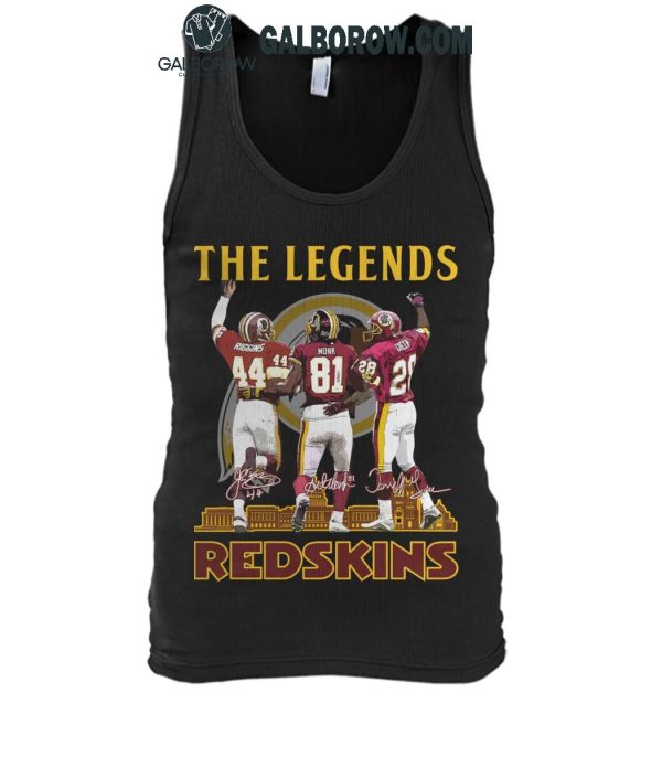 Washington Redskins Football The Legends Of Team History T-Shirt