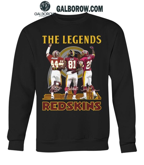 Washington Redskins Football The Legends Of Team History T-Shirt