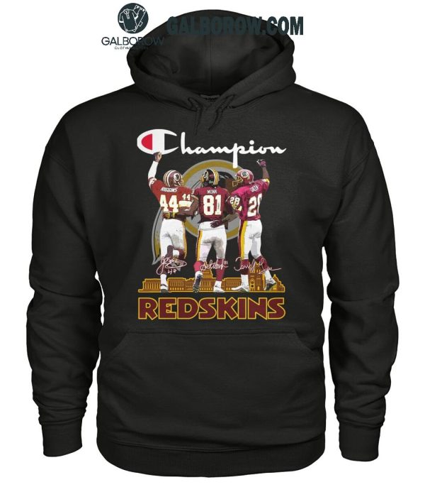 Washington Redskins The Champions The Legends Of Team History T-Shirt