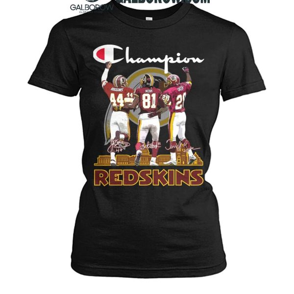 Washington Redskins The Champions The Legends Of Team History T Shirt