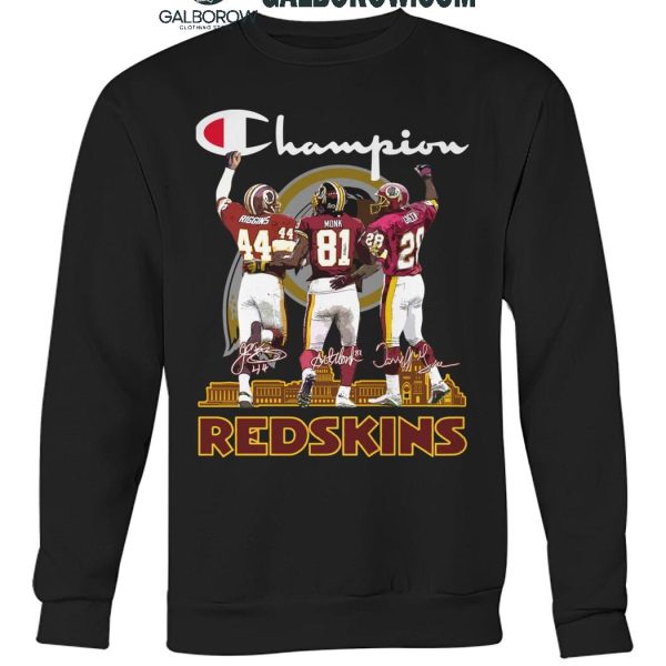 Washington Redskins The Champions The Legends Of Team History T Shirt