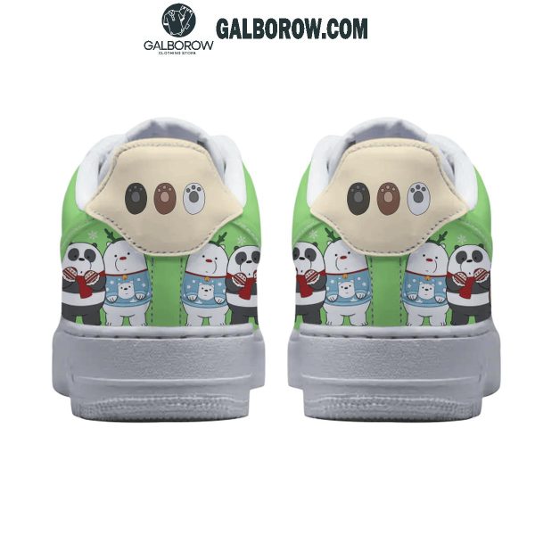 We Bare Bear We Look So Hot Christmas Air Force 1 Shoes