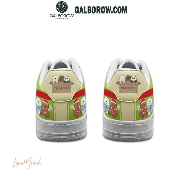 We Bare Bears Free Bears 2024 Air Force 1 Shoes