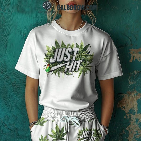 Weed Just Hit 2024 Fleece Pajamas Set