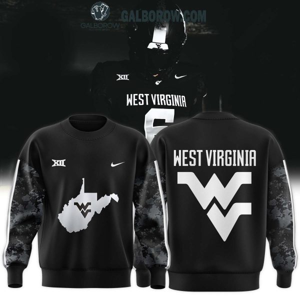 West Virginia Mountaineers Coal Rush Football Vogue Blackout 2024 Hoodie T-Shirt