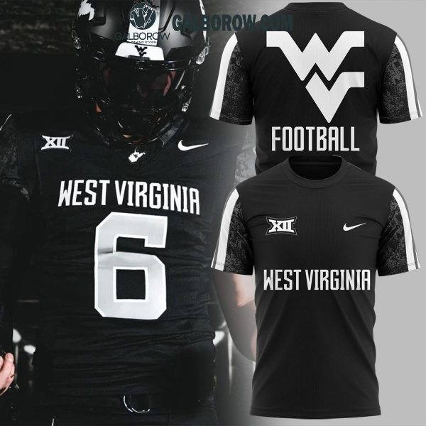 West Virginia Mountaineers Football Vogue Black 2024 Hoodie T-Shirt